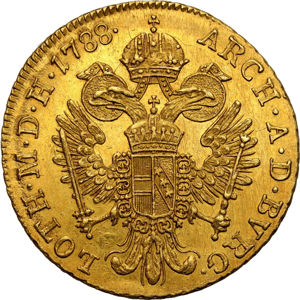 Austria. Józef II. Dukat 1788 A, Wiedeń - PIĘKNY